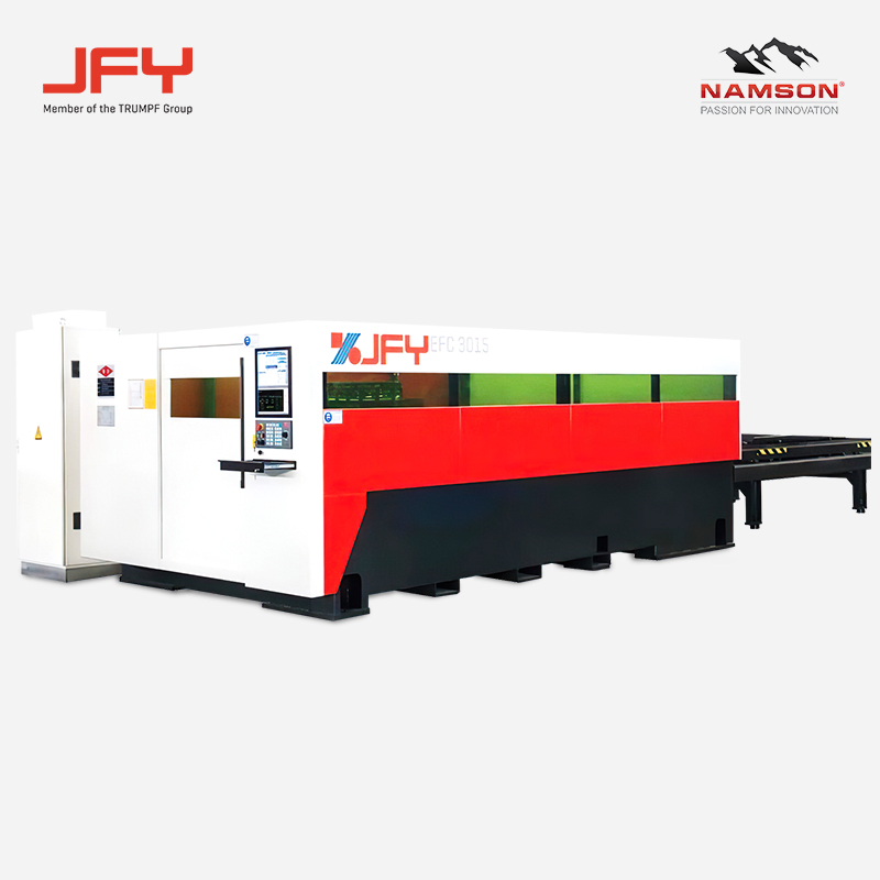 JFY là dòng máy tiêu biểu sử dụng laser sợi quang