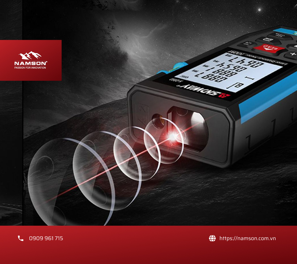 Máy laser đo khoảng cách sử dụng công nghệ laser để cung cấp kết quả đo nhanh chóng