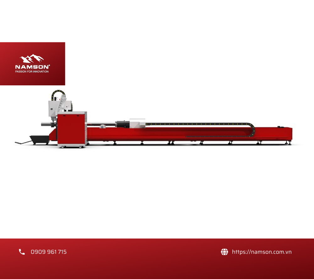 PCU Tube là dòng máy cắt khắc laser có nguồn laser dạng ống