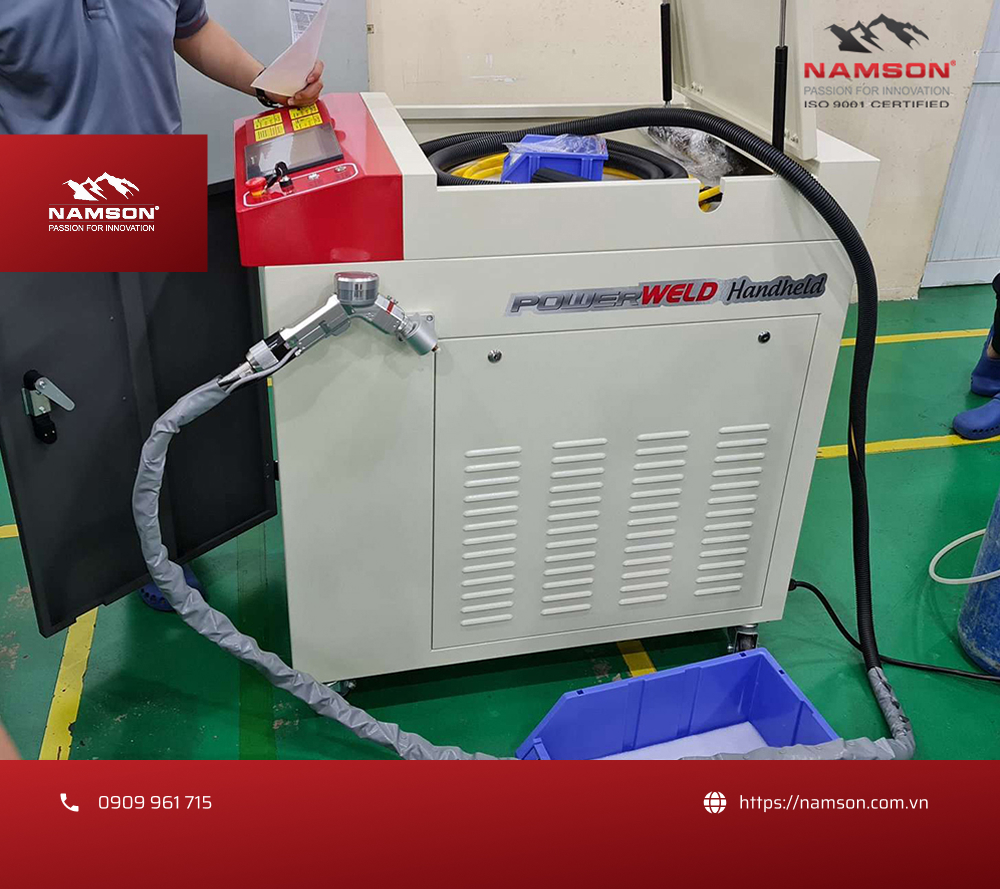 Quá trình triển khai lắp đặt hệ thống laser cho nhà xưởng
